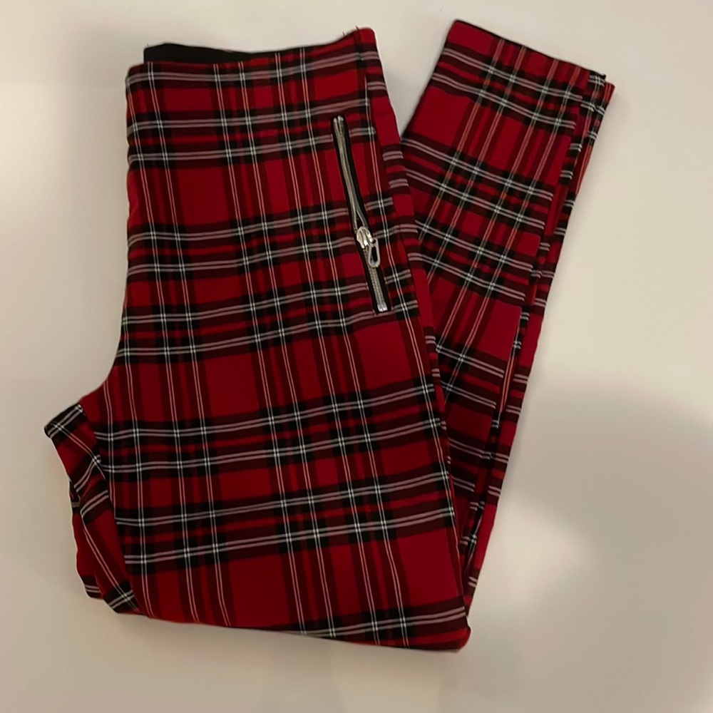 Zara plaid pants